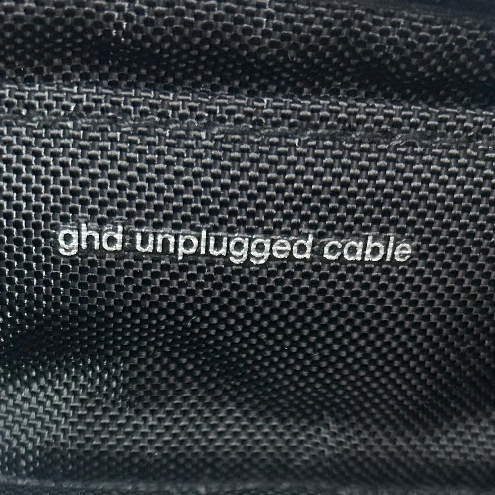 NEW ghd Unplugged Mini Styler Travel Carry Bag Full Zip Storage Case Black